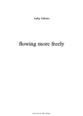Cover page: flowing more freely