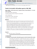 Cover page: Trends in local public child welfare agencies 1999–2009