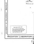 Cover page: CARRIER-FREE RADIOISOTOPES FROM CYCLOTRON TARGETS XXIII. PREPARATION AND ISOLATION OF Rh100A|lA02&gt;105 FROM RUTHERNIUM