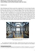 Cover page: Michelangelo's Medici Chapel and its Aftermath: Scattered Bodies and Florentine Identities under the Duchy