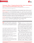 Cover page: Therapeutic Effect of Targeting Branched‐Chain Amino Acid Catabolic Flux in Pressure‐Overload Induced Heart Failure