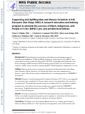 Cover page: Supporting and Uplifting New and Diverse Scientists in HIV Research (San Diego SUN): A Research Education and Training Program to Promote the Success of Black, Indigenous, and People of Color Predoctoral and Postdoctoral Fellows