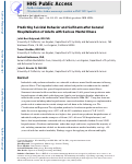 Cover page: Predicting suicidal behavior and self-harm after general hospitalization of adults with serious mental illness