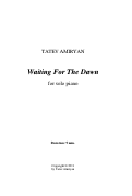 Cover page: Waiting For The Dawn