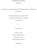 Cover page: Toxic Expectations: Proposing and Testing Violent Entitlement Theory to Predict Intimate Partner Violence