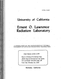 Cover page: A CORRELATION OP THE COEFFICIENTS OF THERMAL EXPANSION OF METALLIC SOLIDS WITH TEMPERATURE