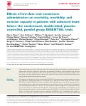 Cover page: Effects of low-dose oral enoximone administration on mortality, morbidity, and exercise capacity in patients with advanced heart failure: the randomized, double-blind, placebo-controlled, parallel group ESSENTIAL trials