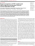 Cover page: Reciprocal regulation of TORC signaling and tRNA modifications by Elongator enforces nutrient-dependent cell fate