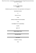 Cover page: From Text to Tactics: Analyzing U.S. Security Priorities through Transnational Security Agreement Language