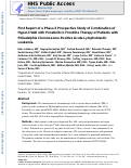 Cover page: Combination of hyper-CVAD with ponatinib as first-line therapy for patients with Philadelphia chromosome-positive acute lymphoblastic leukaemia: a single-centre, phase 2 study