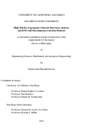 Cover page: High-Fidelity Lagrangian Coherent Structures Analysis and DNS with Discontinuous-Galerkin Methods