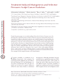 Cover page: Treatment-Induced Mutagenesis and Selective Pressures Sculpt Cancer Evolution