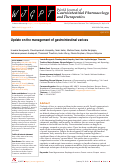 Cover page: Update on the management of gastrointestinal varices