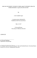 Cover page: How Do University Students Think About Intensive Health Interventions? A Qualitative Study 