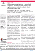 Cover page: Sifalimumab, an anti-interferon-α monoclonal antibody, in moderate to severe systemic lupus erythematosus: a randomised, double-blind, placebo-controlled study