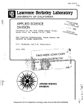 Cover page: NEW LIGHTING TECHNOLOGIES, THEIR STATUS AND IMPACTS ON POWER DENSITIES