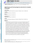 Cover page: Hybrid Pre-Log and Post-Log Image Reconstruction for Computed Tomography