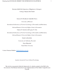 Cover page: Russians Inhibit the Expression of Happiness to Strangers: Testing a Display Rule Model