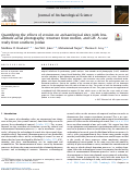 Cover page: Quantifying the effects of erosion on archaeological sites with low-altitude aerial photography, structure from motion, and GIS: A case study from southern Jordan