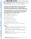 Cover page: The Effects of Storage Age of Blood in Massively Transfused Burn Patients