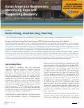 Cover page: Asian American Businesses: Identifying Gaps and Supporting Recovery 2021
