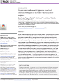 Cover page: Trypanosoma brucei triggers a marked immune response in male reproductive organs.