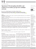 Cover page: Siponimod: Disentangling disability and relapses in secondary progressive multiple sclerosis