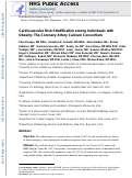 Cover page: Cardiovascular risk stratification among individuals with obesity: The Coronary Artery Calcium Consortium.