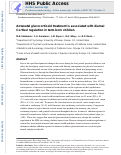 Cover page: Antenatal glucocorticoid treatment is associated with diurnal cortisol regulation in term-born children