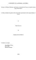 Cover page: Isotopes of helium, hydrogen, and carbon as groundwater tracers in aquifers along the Colorado River