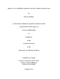 Cover page of Ergative case and hidden argument structure: Studies in Indo-Aryan