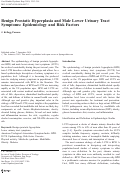 Cover page: Benign Prostatic Hyperplasia and Male Lower Urinary Tract Symptoms: Epidemiology and Risk Factors