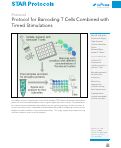 Cover page: Protocol for Barcoding T Cells Combined with Timed Stimulations