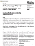 Cover page: The Collective Impact Model and Its Potential for Health Promotion: Overview and Case Study of a Healthy Retail Initiative in San Francisco.