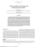 Cover page: Climate variability, climate change, and Edwards Aquifer water fluxes