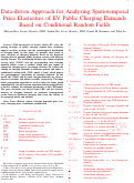 Cover page: Data-Driven Approach for Analyzing Spatiotemporal Price Elasticities of EV Public Charging Demands Based on Conditional Random Fields