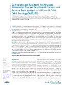 Cover page: Carboplatin and Paclitaxel for Advanced Endometrial Cancer: Final Overall Survival and Adverse Event Analysis of a Phase III Trial (NRG Oncology/GOG0209).