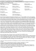 Cover page: Perspectives on Disconnects Between Scientific Information and Management Decisions on Post-fire Recovery in Western US