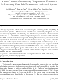 Cover page: A neural network-evolutionary computational framework for remaining useful life estimation of mechanical systems