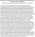 Cover page: Evaluation of Net Infiltration Uncertainty for Multiple Uncertain Input Parameters Using Latin Hypercube Sampling