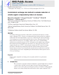 Cover page: Controlled air exchange rate method to evaluate reduction of volatile organic compounds by indoor air cleaners