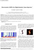 Cover page: Electrostatic LEBTs for High-Intensity Linac-Injectors