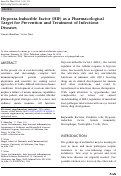 Cover page: Hypoxia-Inducible Factor (HIF) as a Pharmacological Target for Prevention and Treatment of Infectious Diseases