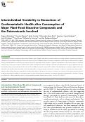 Cover page: Interindividual Variability in Biomarkers of Cardiometabolic Health after Consumption of Major Plant-Food Bioactive Compounds and the Determinants Involved