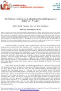 Cover page: The valuation cost decreases as a function of extended exposure to a risky-choice procedure