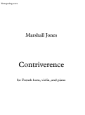 Cover page: Contriverence