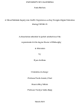 Cover page: A Mixed Methods Inquiry into AAPIs’ Experiences as they Navigate Higher Education During COVID-19