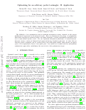 Cover page: Optimizing for an arbitrary perfect entangler. II. Application