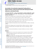 Cover page: Association of Low-Density Lipoprotein Testing After an Atherosclerotic Cardiovascular Event with Subsequent Statin Adherence and Intensification