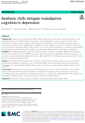 Cover page: Aesthetic chills mitigate maladaptive cognition in depression.